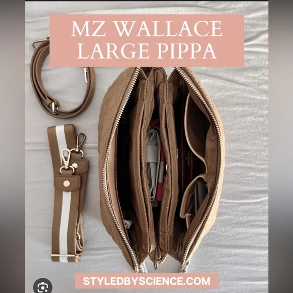 MZ Wallace Caramel Quilted Bag - Picture 3 of 12